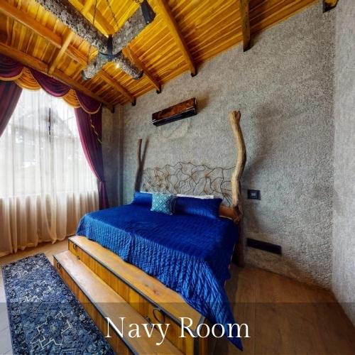 Photo of Navy Room - T bedroom of the castle of oz, a playa hermosa costa rica vacation rentals