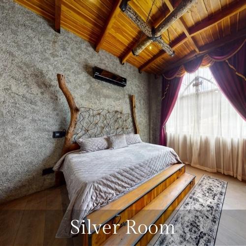 Photo of the Silver Room - a bedroom of the castle of oz, a playa hermosa costa rica vacation rentals