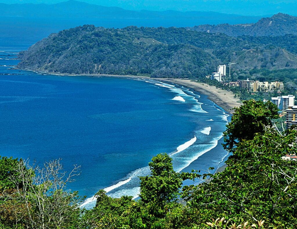 Photo of jaco beach for a 10 Days in Costa Rica Itinerary blog for the castle of oz