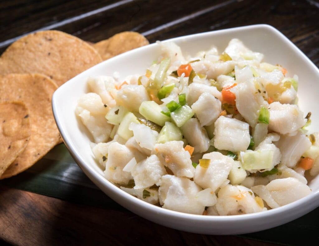 Photo of a nice costa rican ceviche